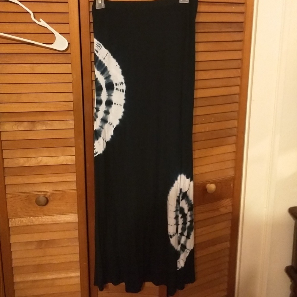 Navy tie dye maxi